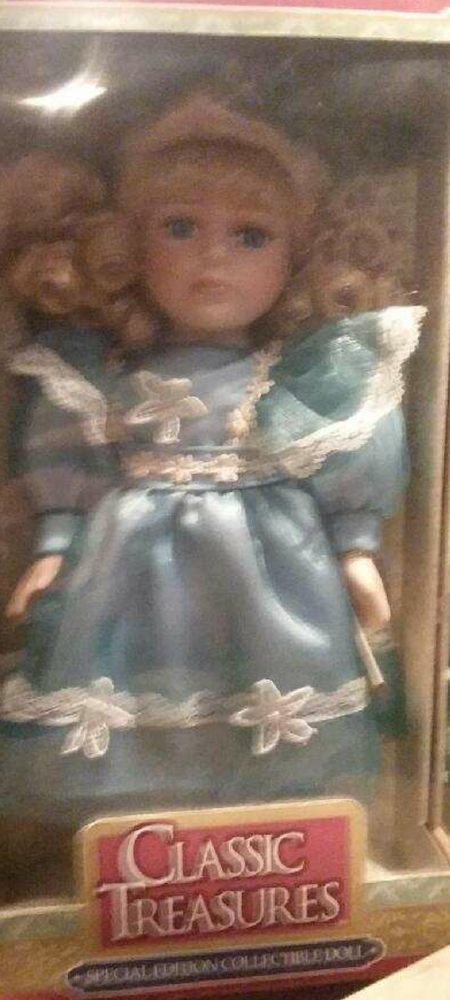 ClassicTreasures genuinefine bisque porcelain doll